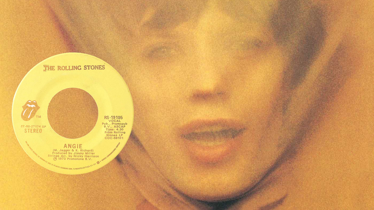 Goats Head Soup album cover / Angie single (Rolling Stones Records)