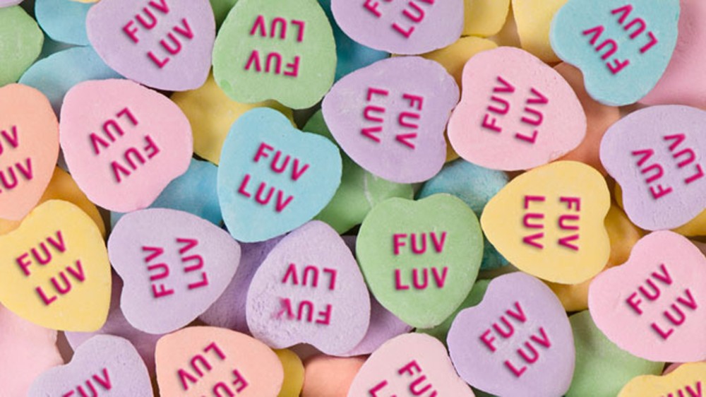 Valentine candy hearts FUV Luv