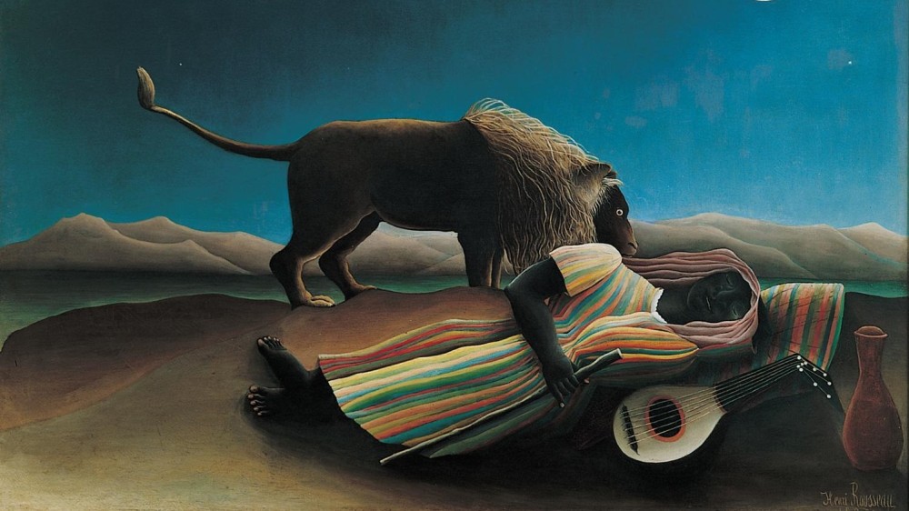 The Sleeping Gypsy (1897) Henri Rousseau